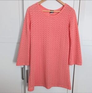 COVER ME | Peach Bathing Suit Knitted Cover  Up